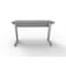 Linea Italia Rectangular Desk, Computer Table, 48 in W x 24 in D x 30 in H, Gray/Ash ZUD103 - alternate 3